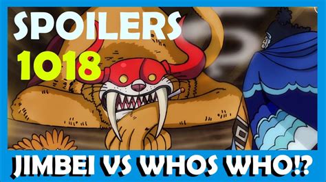 Jimbei Vs Whos Who La Gomu Gomu No Mi Spoiler Manga One Piece