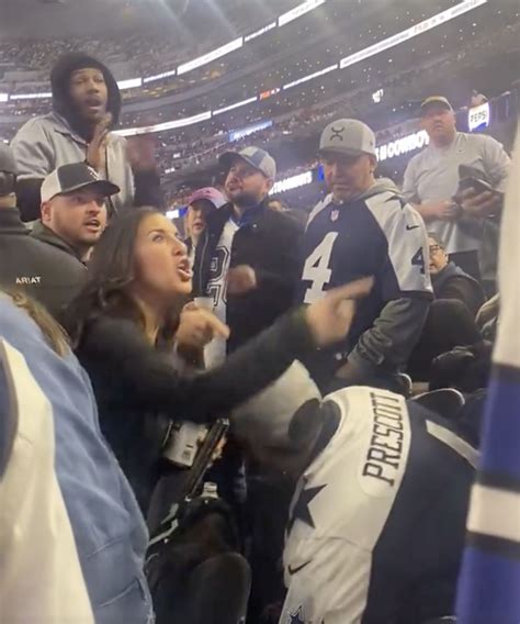 Cowboys fans turn on one another in playoff meltdown: video