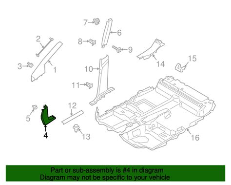 Ford Transit Connect Cowl Kick Panel Dt Z Ab Oem