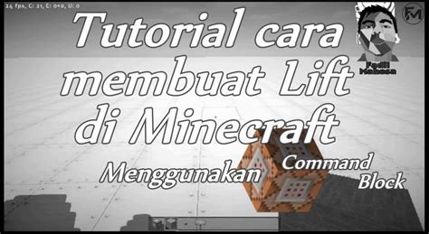 Tutorial Minecraft Cara Membuat Lift Menggunakan Command Block YouTube