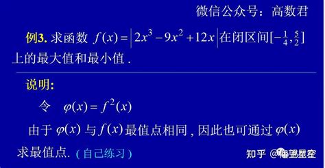 函数的极值与最大最小值极值高阶判别法 知乎