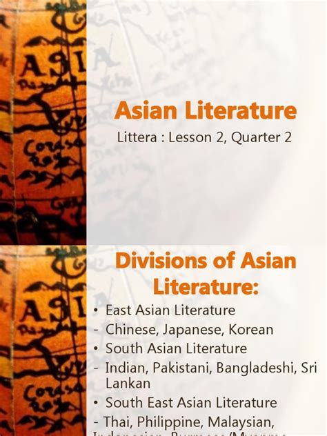 overview  asian literature types