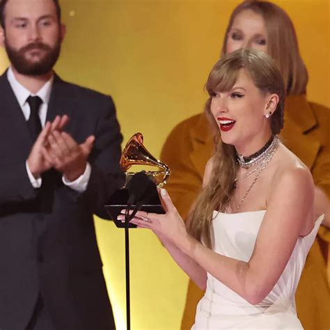 Taylor Swift Makes Grammys History With Fourth Album Of The Year Win News