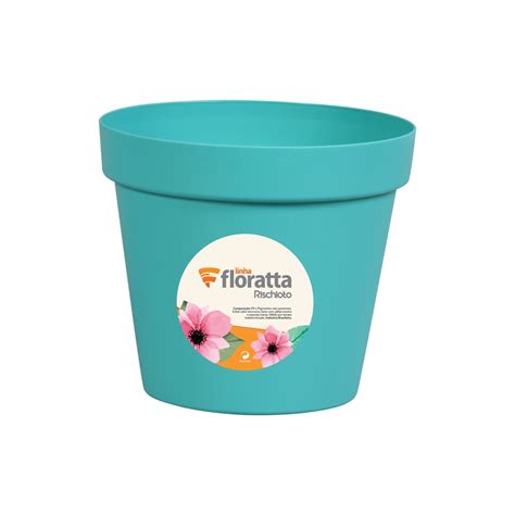 Vaso Redondo Para Plantas Floratta Litros Rischioto Shopee