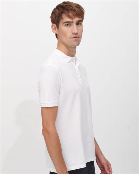 Perfect White Polo Shirt for Men | 220GSM Organic Cotton