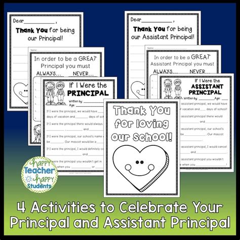 Principal And Assistant Principal Appreciation Note Thank You Card For Principals T For