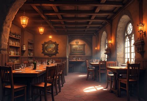 Ultra Detailed Anime Medieval Fantasy Tavern Stable Diffusion Online