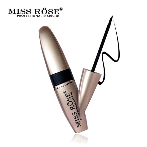 Miss Rose Black Eye Liner Pencil Makeup Long Lasting Quick Dry Eyeliner