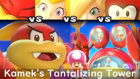 Super Mario Party Pom Pom Vs Peach Vs Rosalina Vs Diddy Kong 85 Kamek