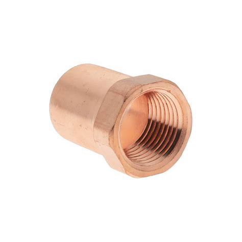 Mueller Industries Wrot Copper Pipe Adapter 1 2 X 3 8 Fitting C X