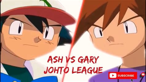 Pokemon Ash Vs Gary Battle Full Recap Johto League YouTube