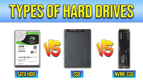 Different Types Of Hard Drive Hdd Vs Ssd Vs Nvme Explained In Tamil Hard Drive Comparison