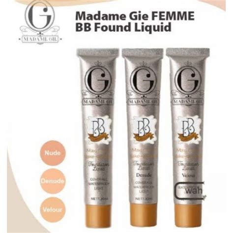 Jual Madame Gie Bb Femme Foundation Liquid Makeup Shopee Indonesia