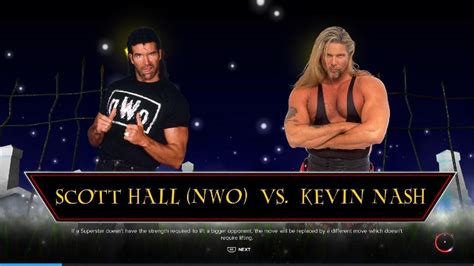 WWE 2K23 WCW Halloween Havoc 1998 Scott Hall V Kevin Nash YouTube