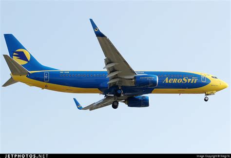 UR AAN Boeing 737 84R AeroSvit Ukrainian Airlines Siegi N