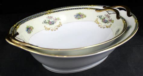 Noritake Romance Group Of 2 Ovalado Verduras Cuencos Vintage 76835 Ebay