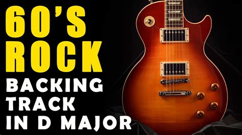 S Rock Ballad Backing Track In D Major Easy Jam Tracks Youtube