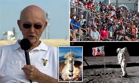 Apollo Astronaut Returns To Launch Pad Years Later Daily Mail