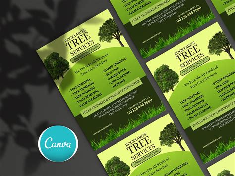 Tree Services Flyer, Printable Tree Trimming Service Flyer Design, DIY ...