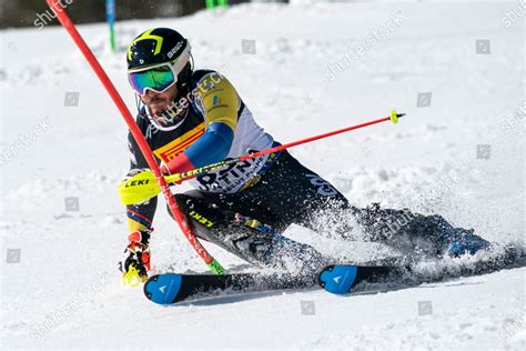 Michael Poettoz Col Competing Telepass Fis Editorial Stock Photo