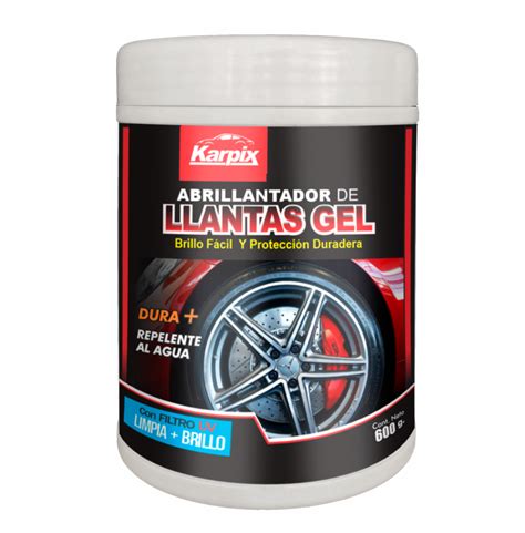 ABRILLANTADOR DE LLANTAS GEL KARPIX 800ML Corporación Valca