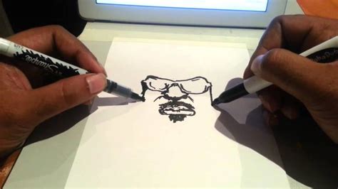 Ice Cube (NWA Express Yourself) Freehand Drawing No Time Lapse ...