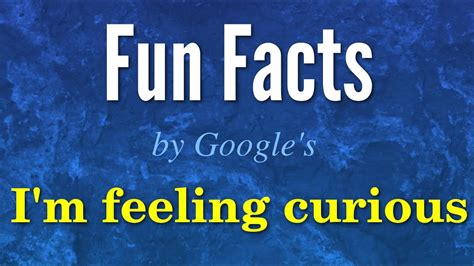 Discover Fun Facts With Google S I M Feeling Curious Feature