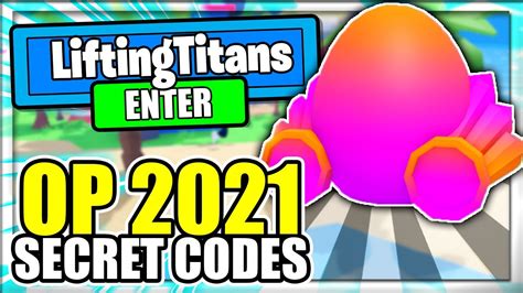 All New Secret Op Codes Lifting Titans Roblox Youtube