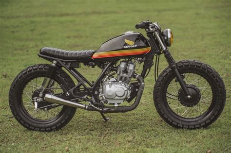 Honda Tmx 150 Supremo Brat Tracker By Revolt Cycles Bikebound