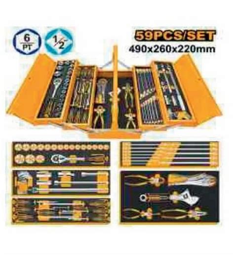 ingco htcs  pcs tool chest set  rs piece tal casata
