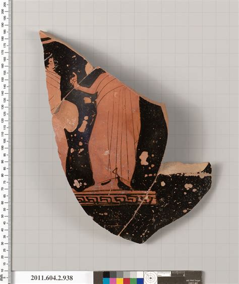 Terracotta Fragment Of A Bell Krater Bowl For Mixing Wine And Water