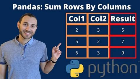 How To Sum Rows By Specific Columns In A Pandas Dataframe With Python