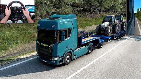 Scania R520 Transporting Of Tractors Euro Truck Simulator 2