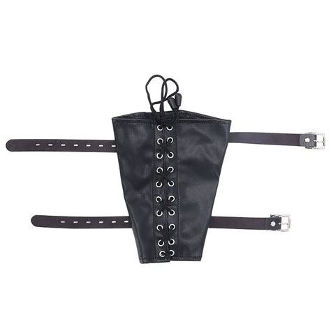 Pu Leather Arm Binder Bondage Sleeve Bdsm Sex Temperament And Interest Hand Cuffs Fetish Slave