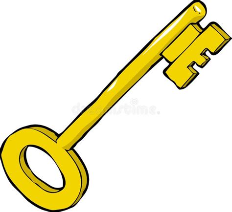 Cartoon Key Stock Vector Illustration Of Cartoon Safety 28086773