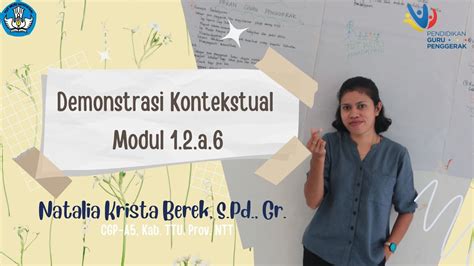 Demonstrasi Kontekstual Modul A Nilai Peran Guru Penggerak