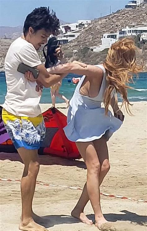 El Video Que Muestra A Lindsay Lohan Siendo Agredida Por Su Novio Ruso