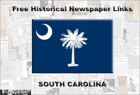 South Carolina Online Historical Newspapers Summary Old Newspaper