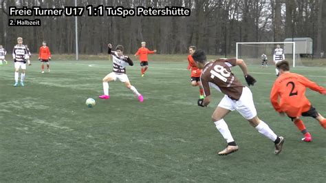 Landesliga Freie Turner U17 TuSpo Petershütte Zusammenschnitt YouTube