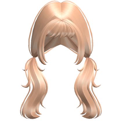 Messy Blonde Long Wavy Pigtail Roblox Item Rolimon S