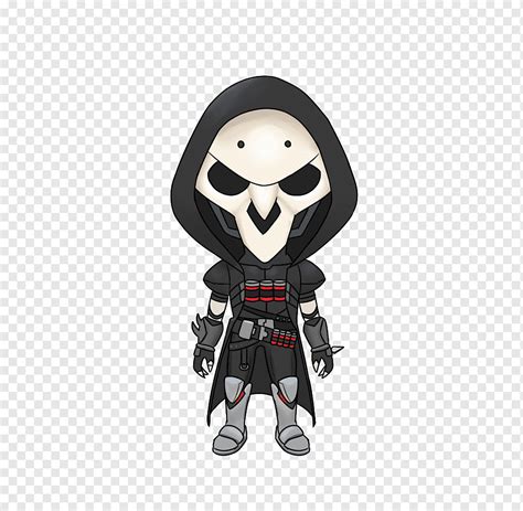 Overwatch Chibi Drawing Fan Art Reaper Mercy Video Game Fictional