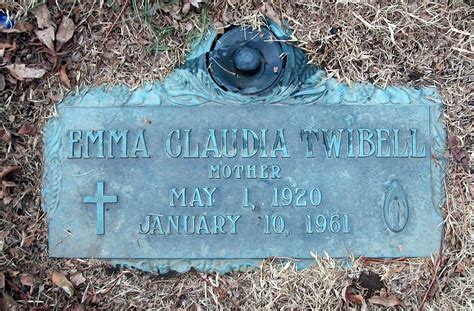 Emma Twibell 1920 1961 Mémorial Find a Grave