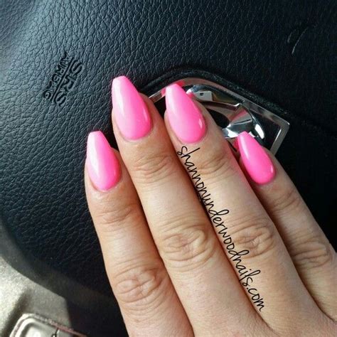 Prohesion Acrylic With Gelish Make You Blink Pink 💟 Nail Designs