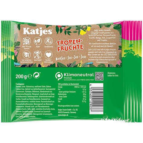 Katjes Tropen Fr Chte G Online Kaufen Im World Of Sweets Shop