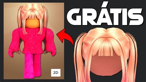 ITEM GRÁTIS COMO GANHAR CABELO LOIRO NO ROBLOX YouTube