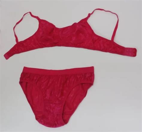 Plain Ladies Net Bra Panty Set At Rs 100set In New Delhi Id 2852109780862