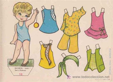 Recortables Baby Editorial Roma Serie Mu Ecas Buy Old Paper Dolls At