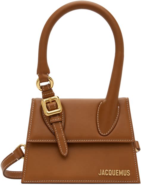 Brown Le Chouchou Le Chiquito Moyen Boucle Bag By Jacquemus On Sale