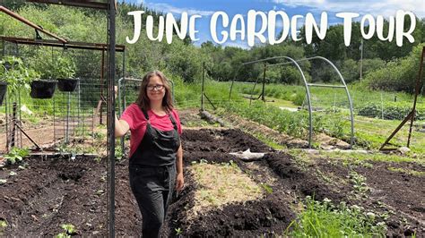 June Garden Tour Zone Alberta Canada Youtube