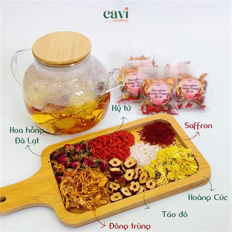 Trà hoa thảo mộc mix nhiều vị gói 10gr 15gr dưỡng nhan an thần ngủ